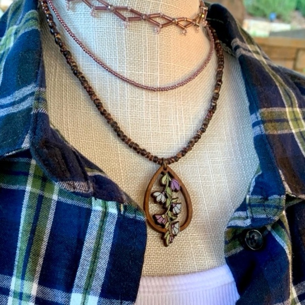 Woodland Multi-Layered Necklace - Picture 2 of 14